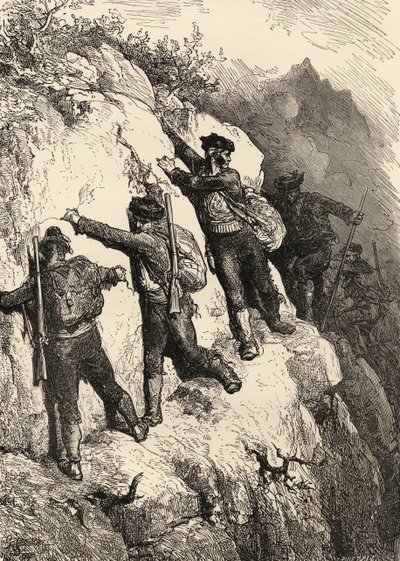 Contrabbandieri spagnoli, illustrazione da 